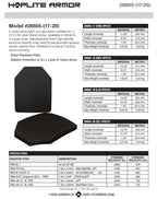 Body Armor SAPI Plates- Level IV (26605)